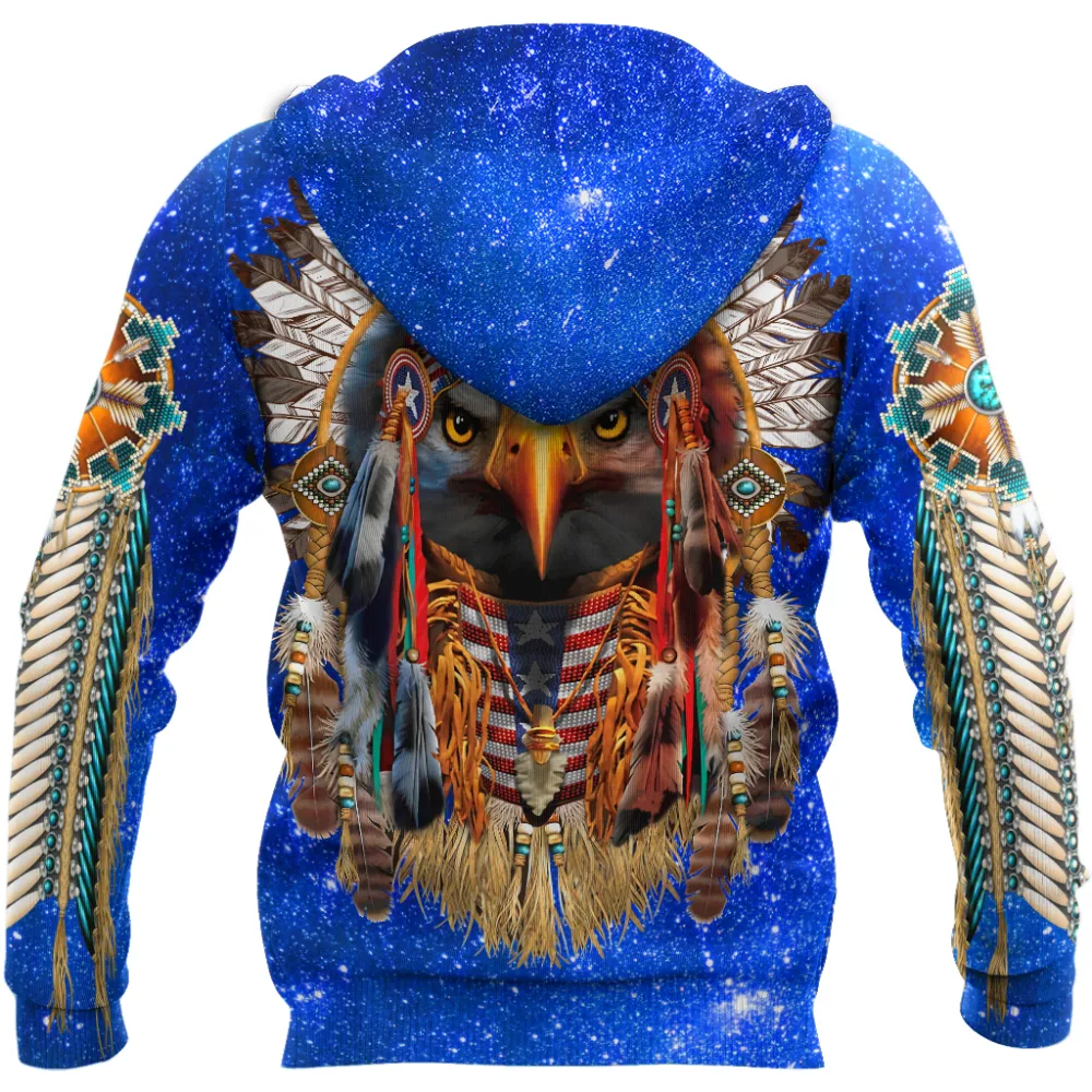 21 NATIVE EAGLE Hoodie