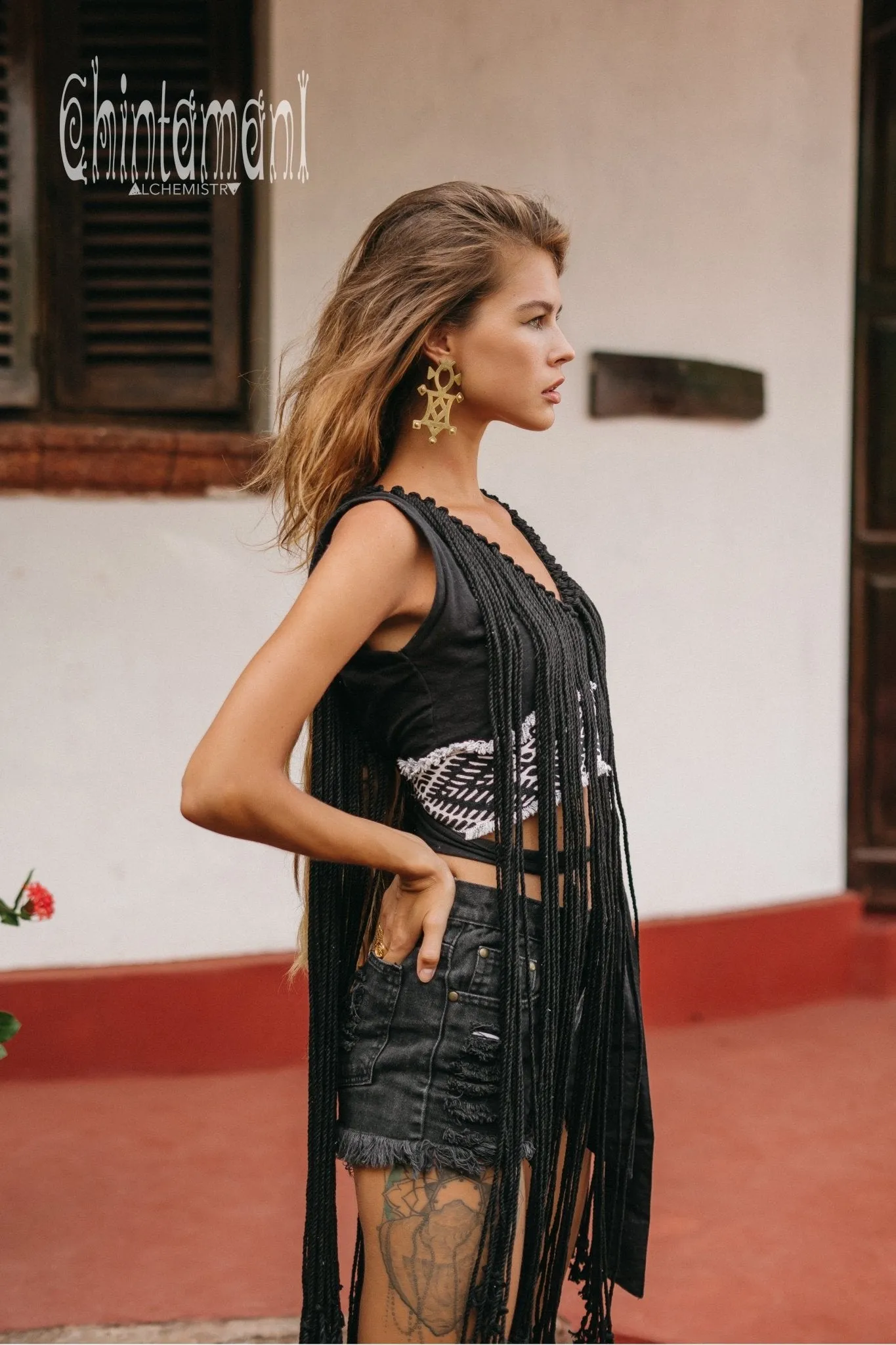Apache Crop Top / Black