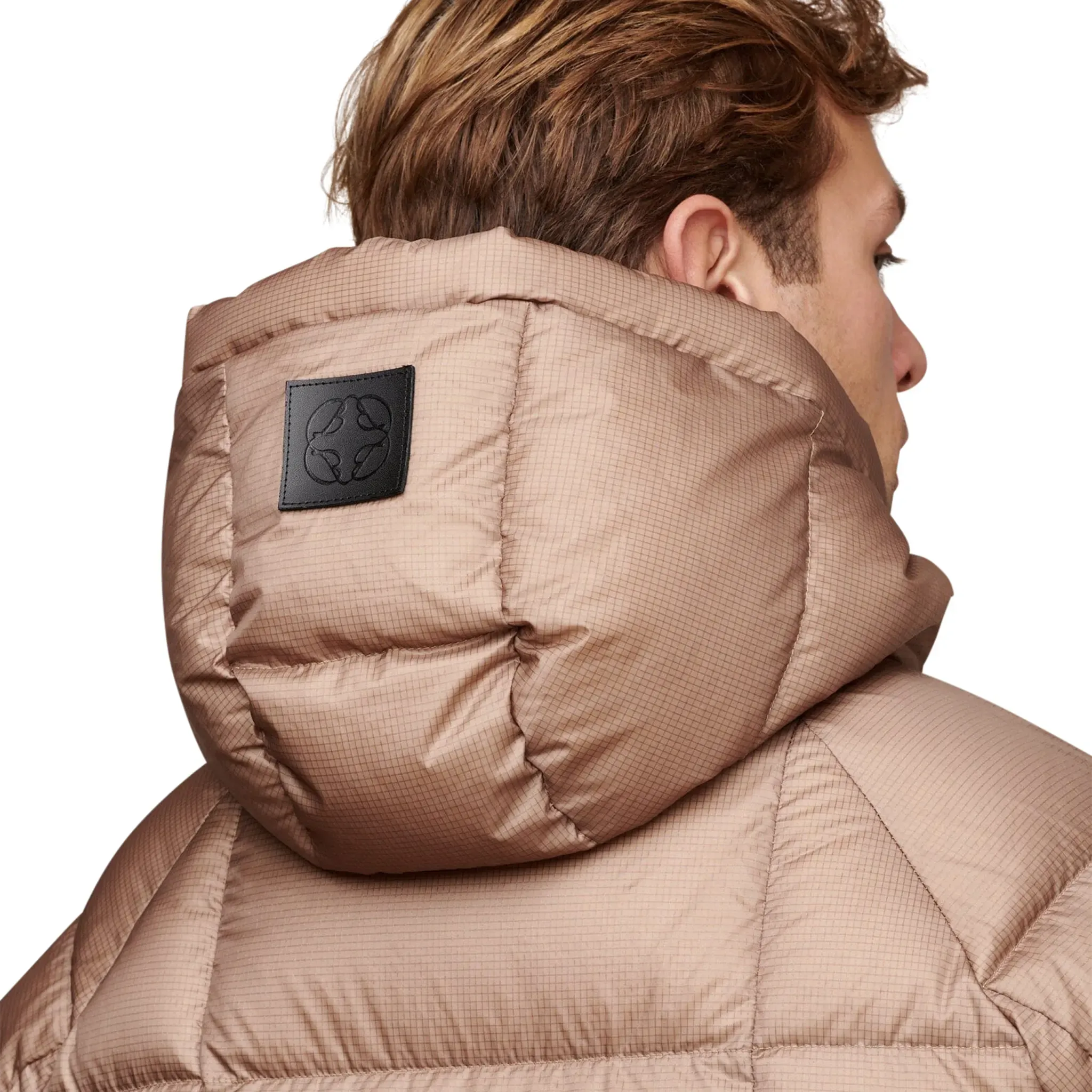 Belier Taupe Ripstop Down Filled Puffer Jacket