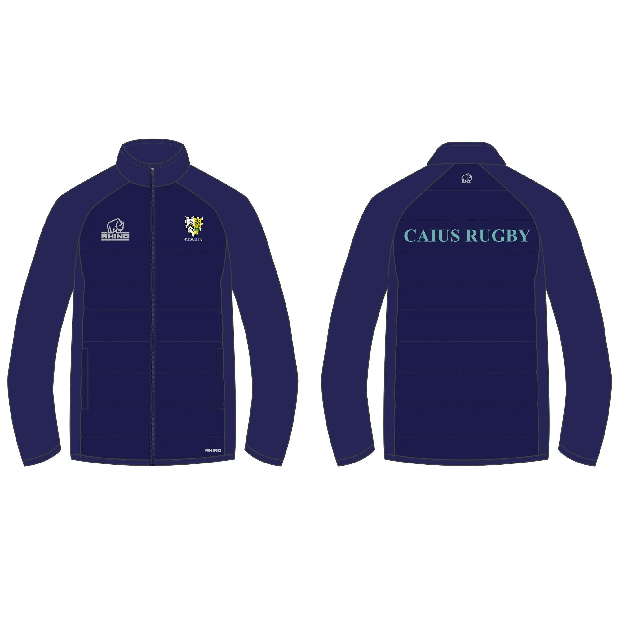 Cambridge University Gonville & Caius Rugby Whirlwind Puffer Jacket