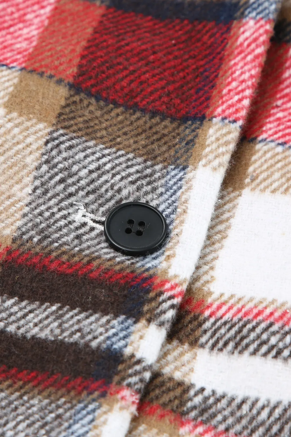 Casual Plaid Coat