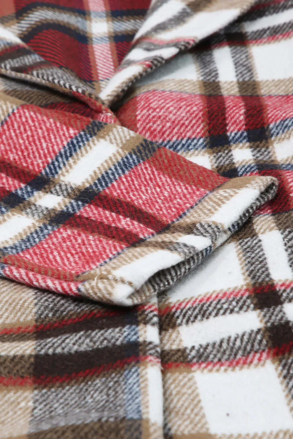 Casual Plaid Coat