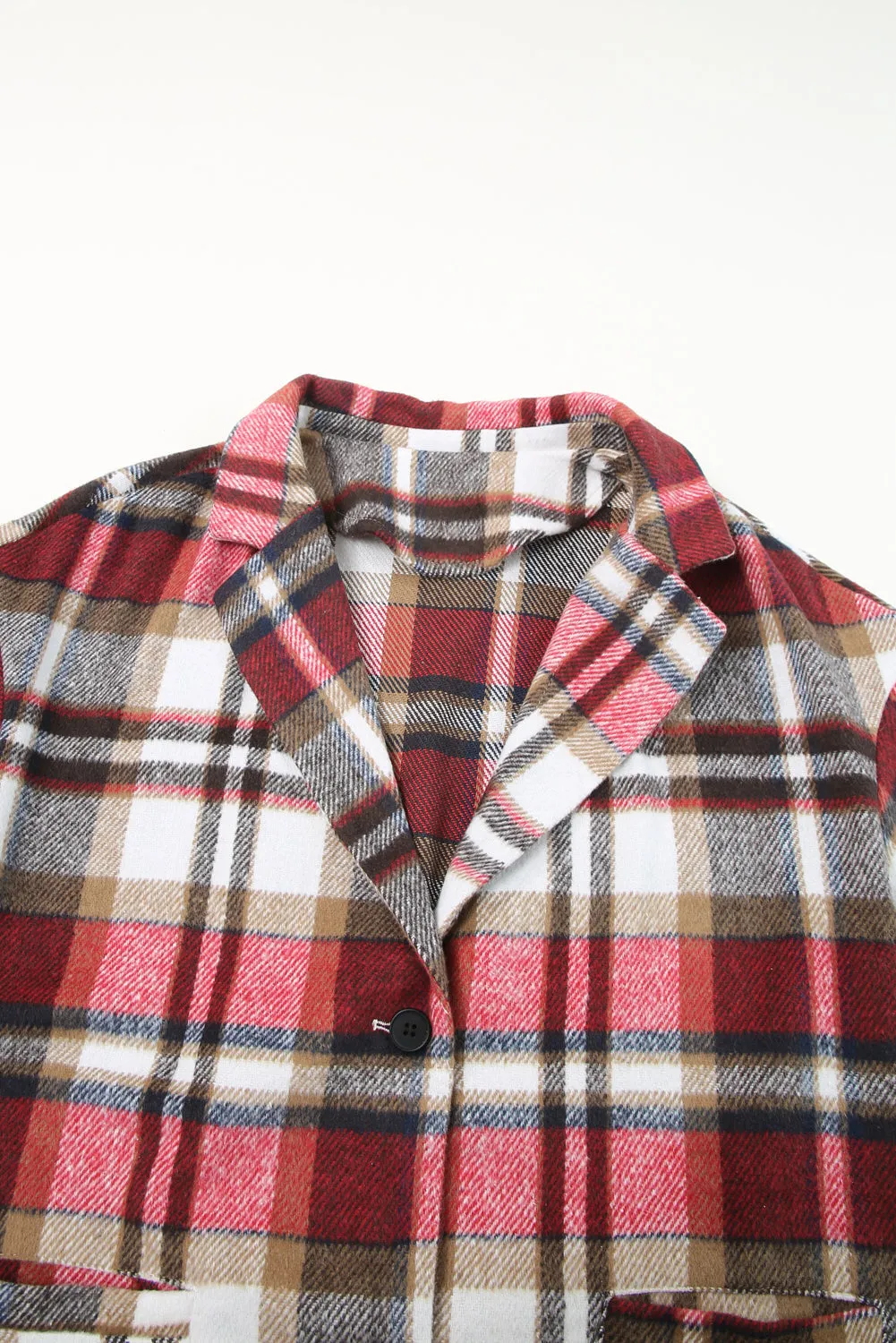 Casual Plaid Coat