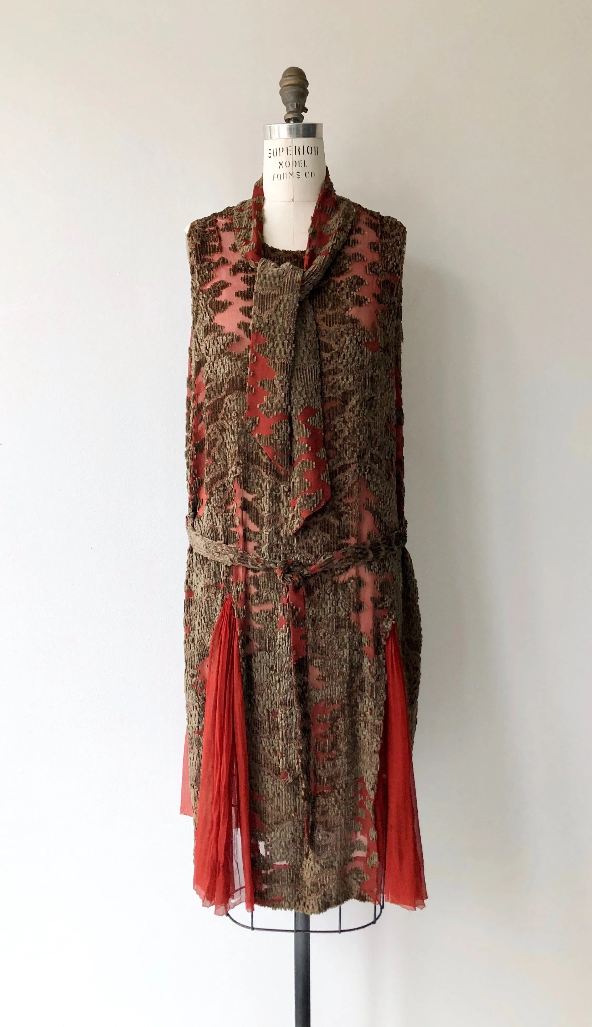 Clonlara Devore Velvet Dress
