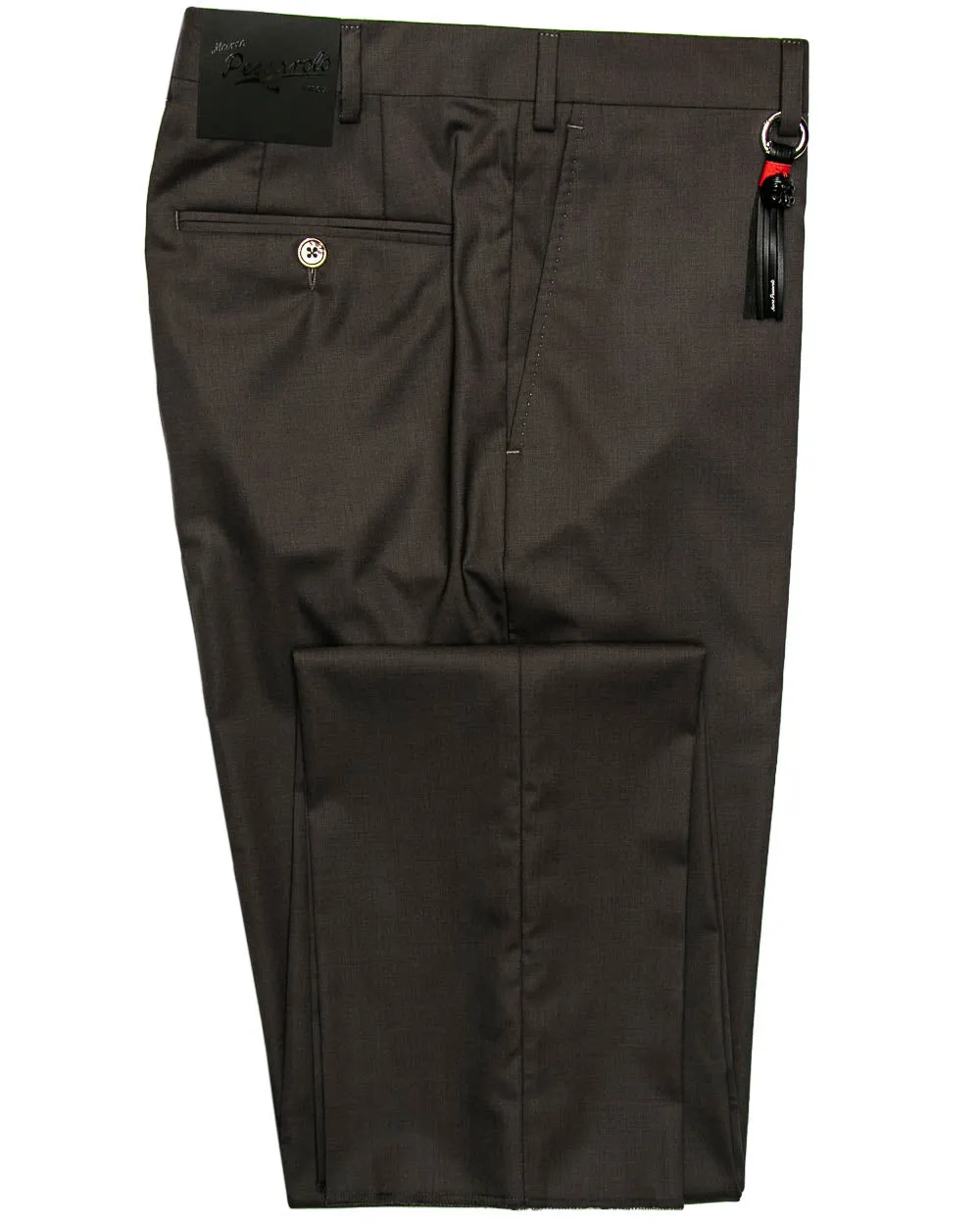 Dark Taupe Melange Dress Pant