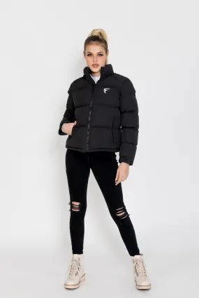Fadcloset Women's Vail Winter Puffer Insulated Down Hooded Jacket