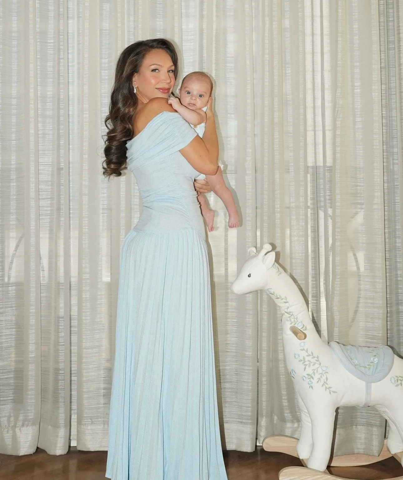 Field of Dreams Maxi Dress - Baby Blue