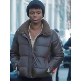 Katherine Renee Kane Fbi Brown Puffer Jacket