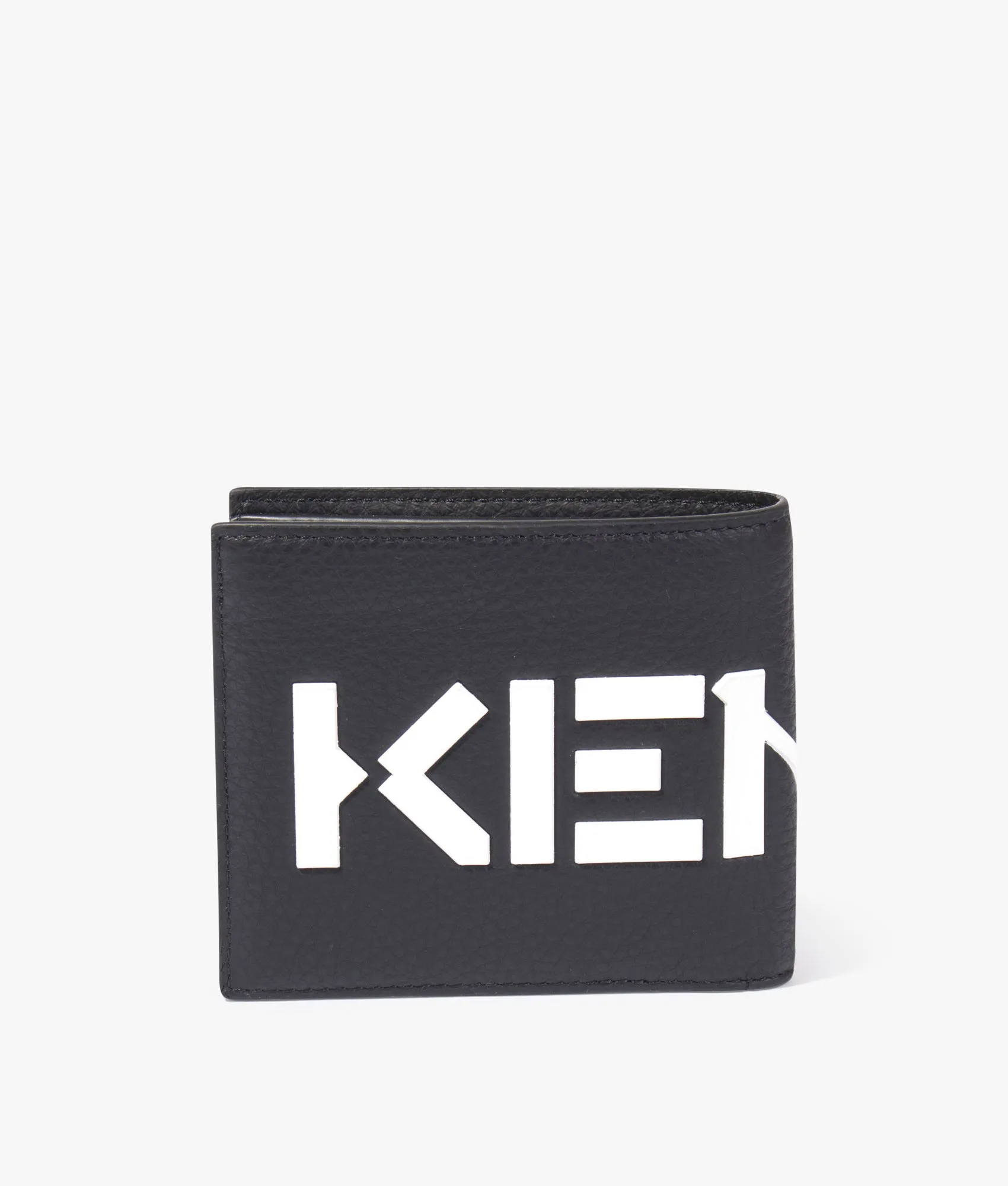Kenzo Logo Foldable Leather Wallet