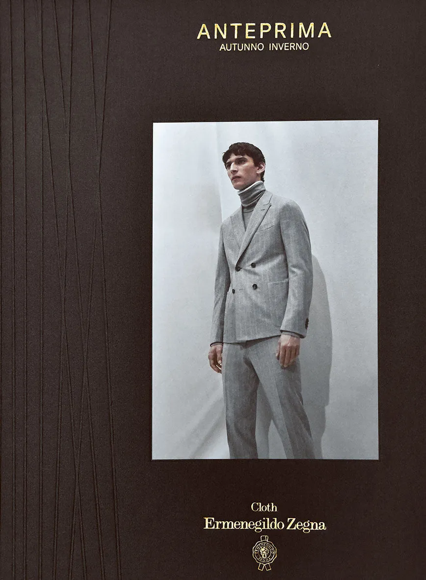 Lanificio Zegna Blue Basket Weave Jacket