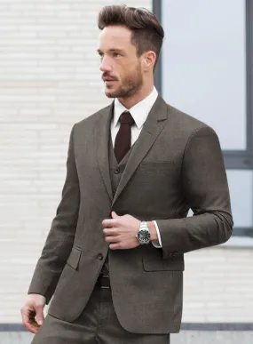Lanificio Zegna Trofeo Brown Wool Jacket
