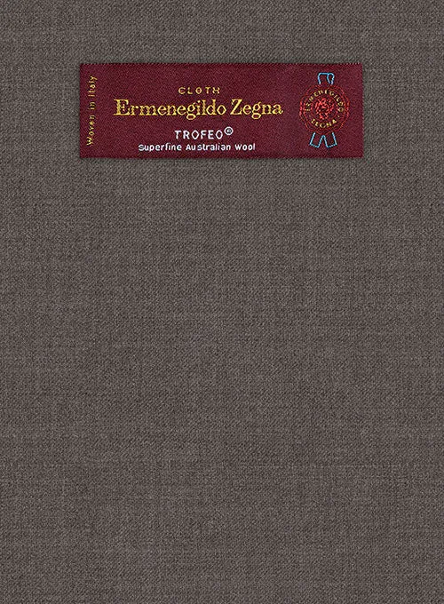 Lanificio Zegna Trofeo Brown Wool Jacket