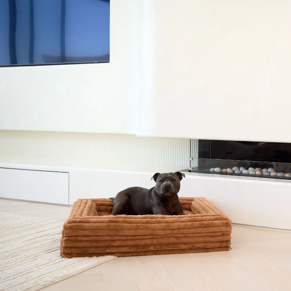Memory Foam Dog Bed - Puffer Nutmeg