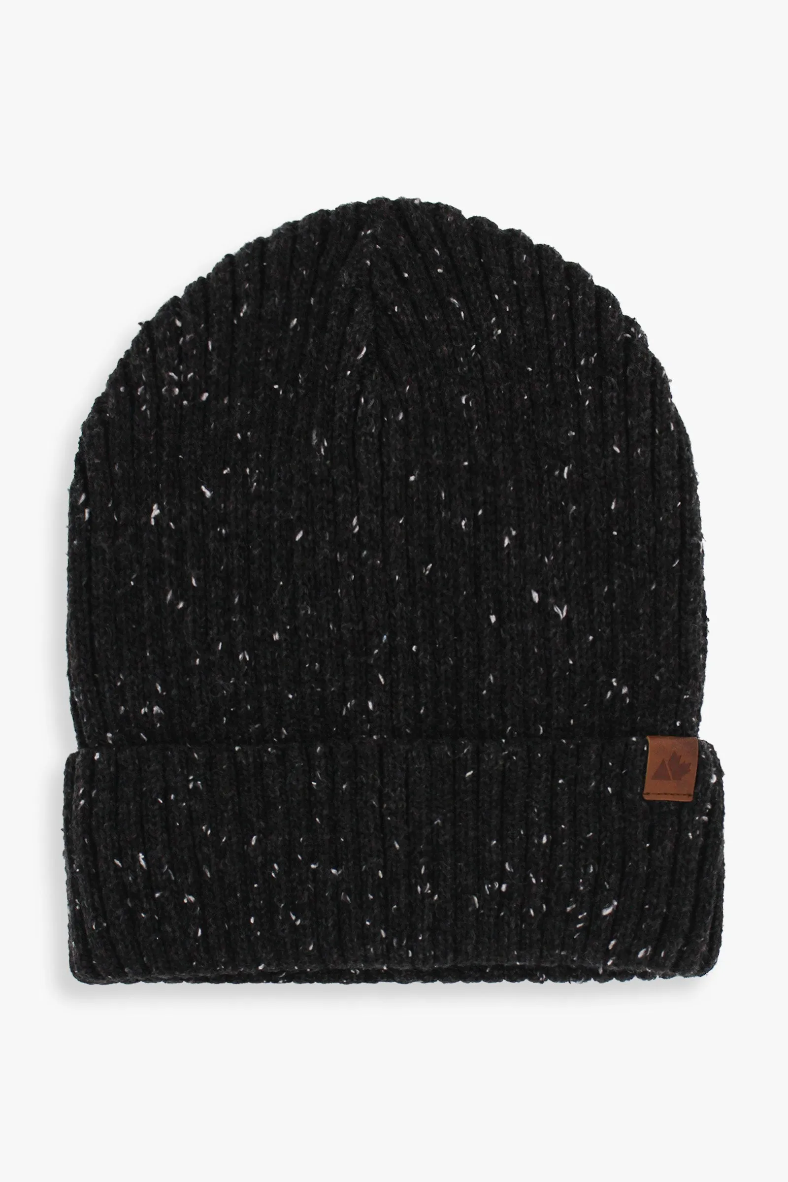 Men's Nep Yarn Chunky Cuffed Beanie