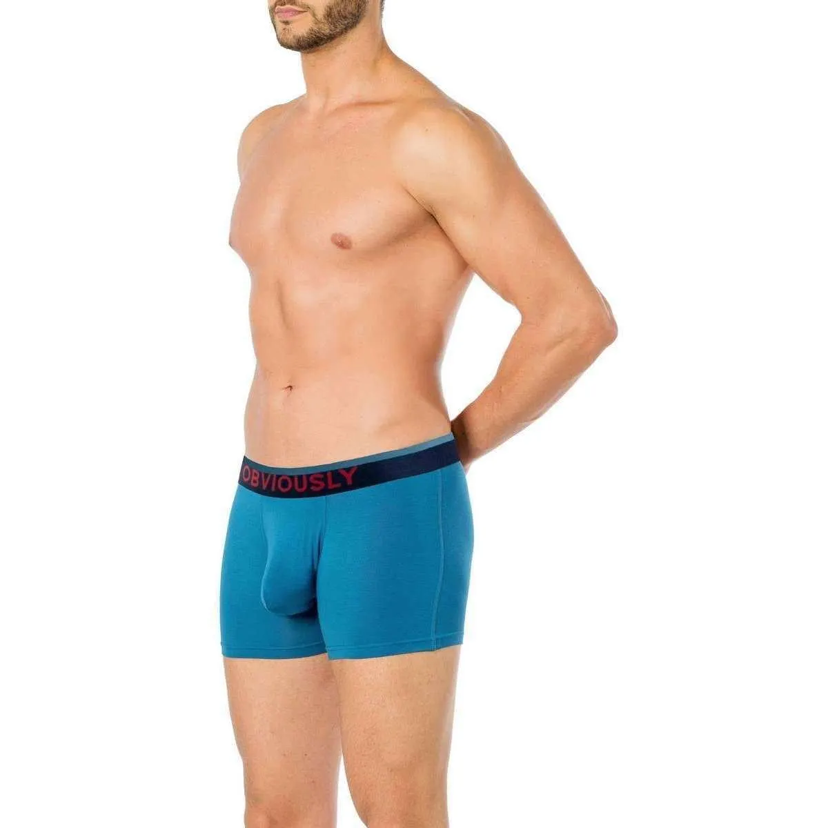 Obviously FreeMan AnatoFREE Boxer Brief 3inch Leg - Pacific Blue