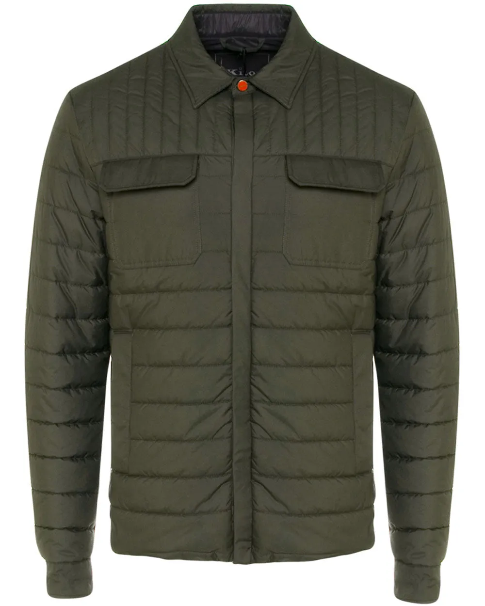 Olive Lightweight Puffer Jacket