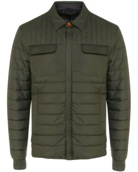 Olive Lightweight Puffer Jacket