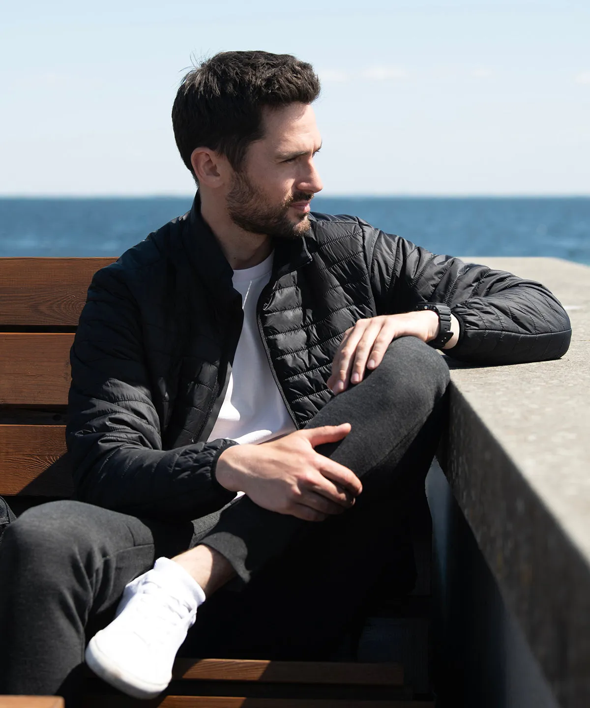 Olympia  comfortable puffer jacket | Navy