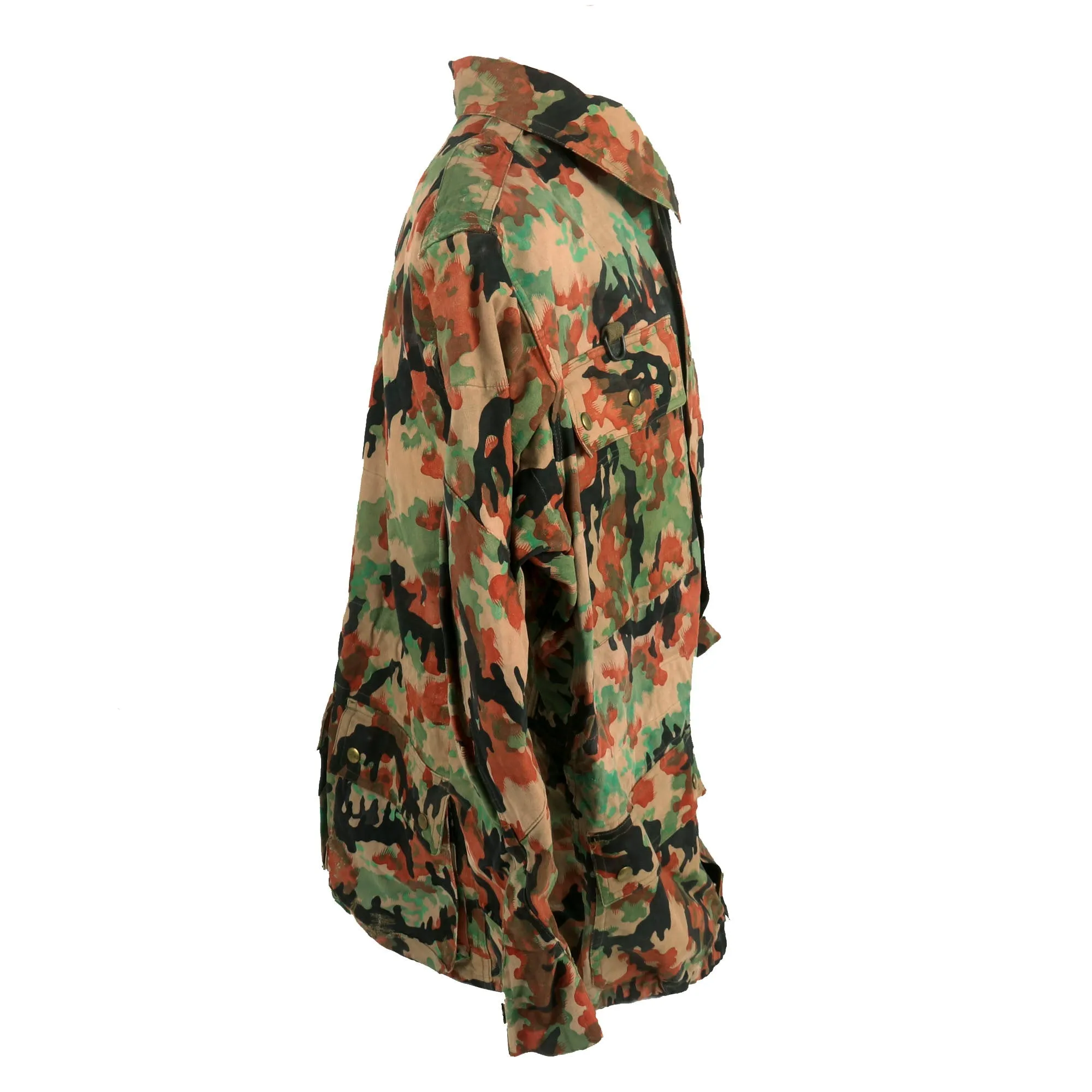 Original Belgian Early Cold War Era 1950s Experimental Leibermuster Camouflage Jacket - WWII German Designed Camouflage