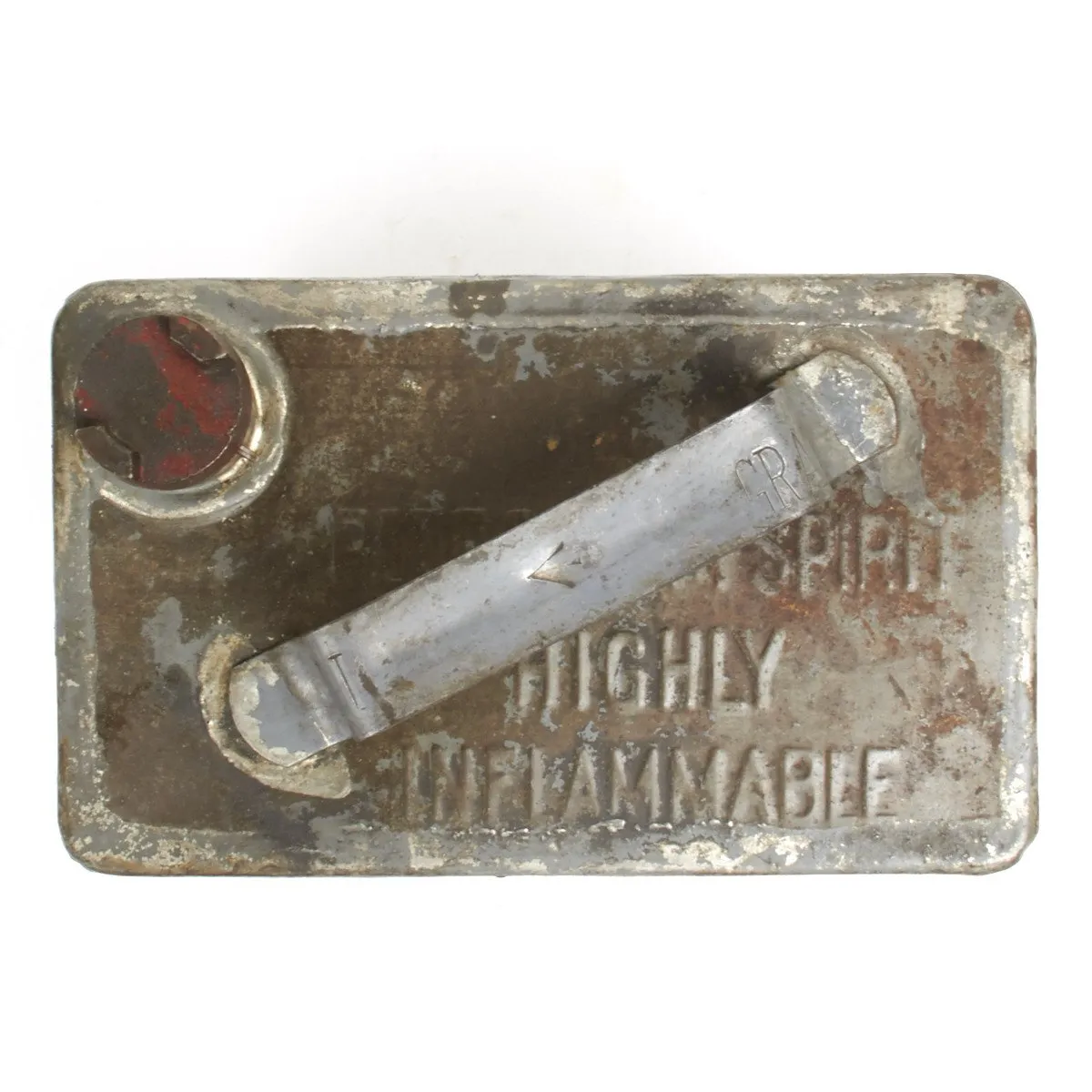 Original British WWI 1918 Dated Vickers Machine Gun Water Can - Petrol 2 Gallons