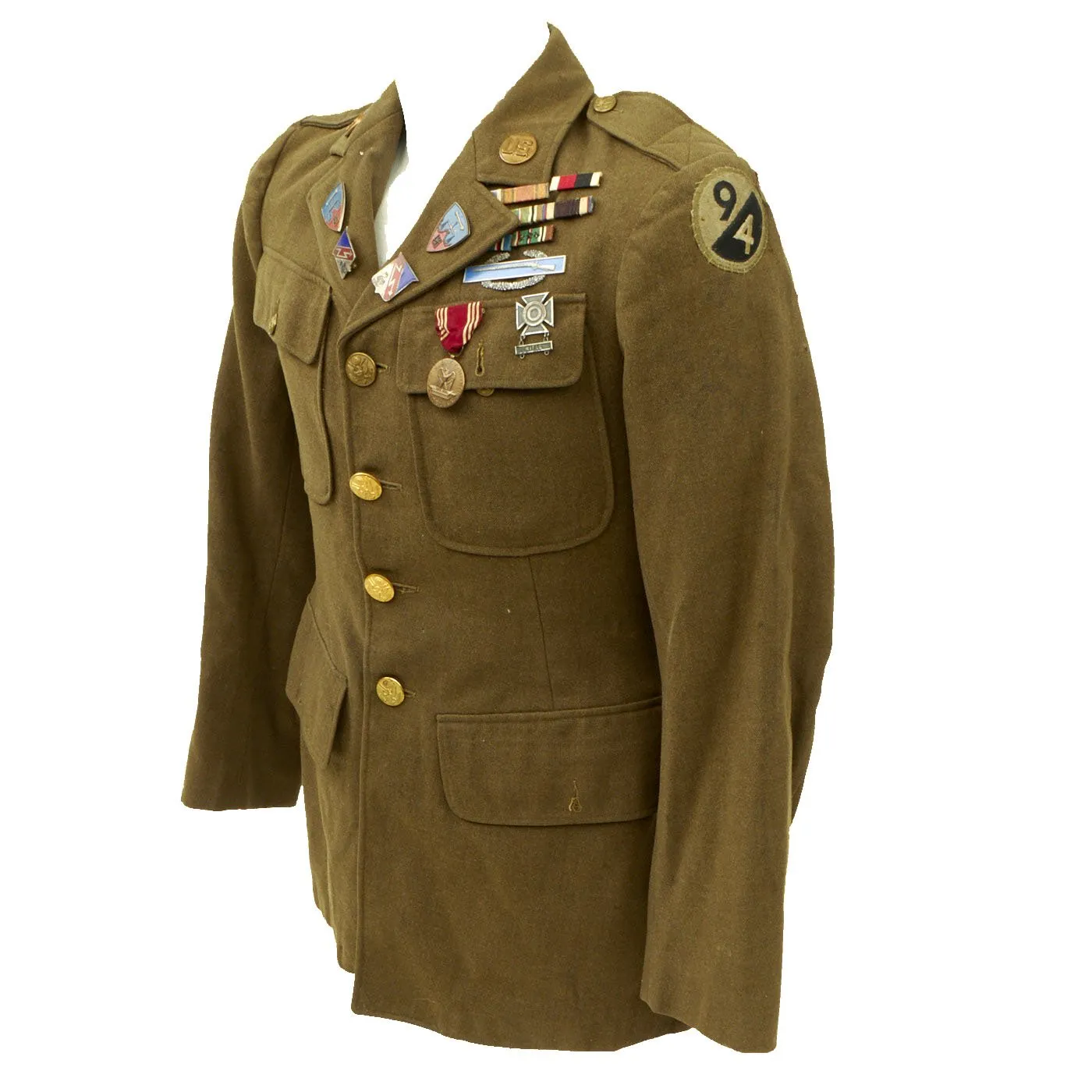 Original U.S. WWII 6850th Internal Security Detachment Nuremberg Trial Uniform Grouping