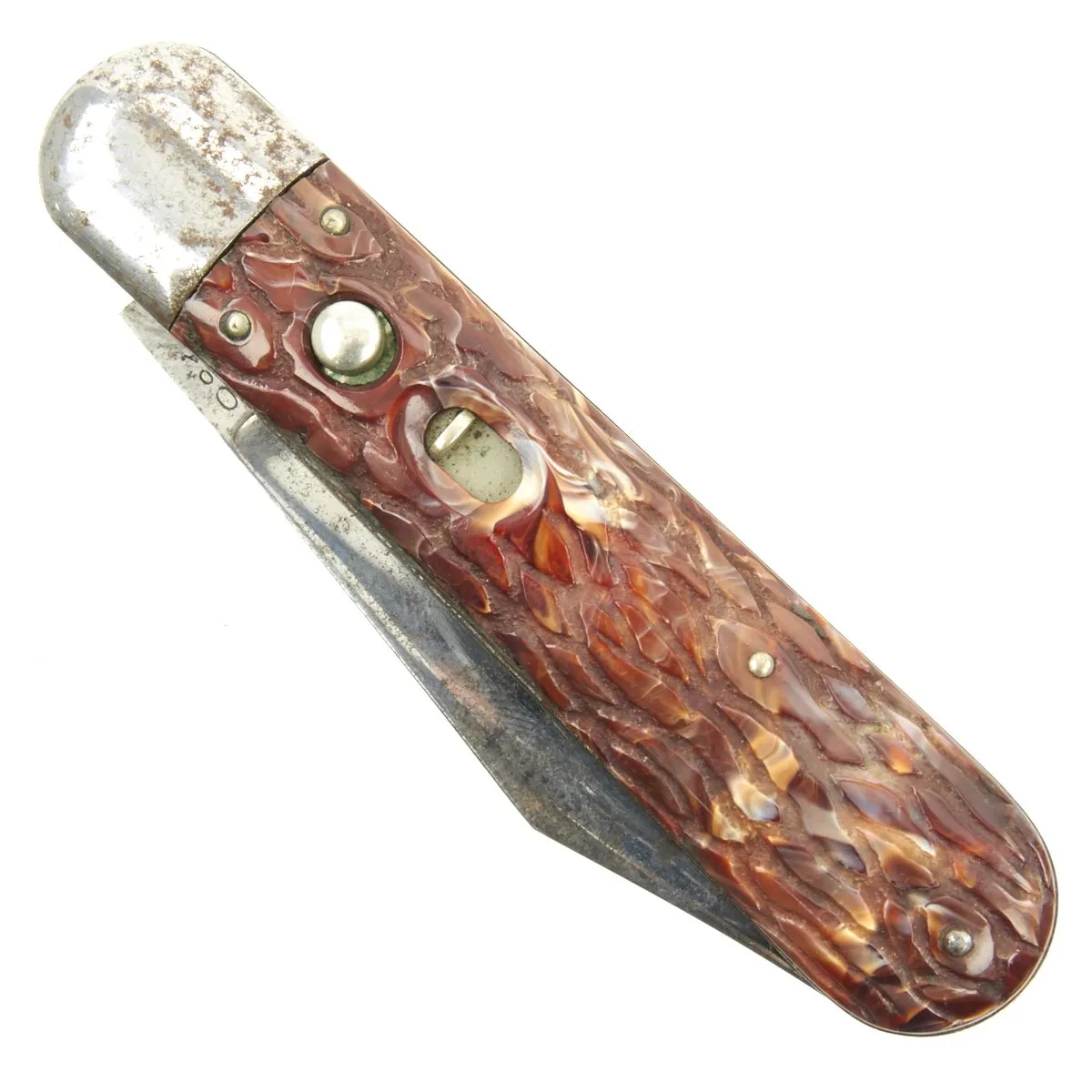 Original U.S. WWII Airborne Jigged Bone Schrade Presto M2 Knife