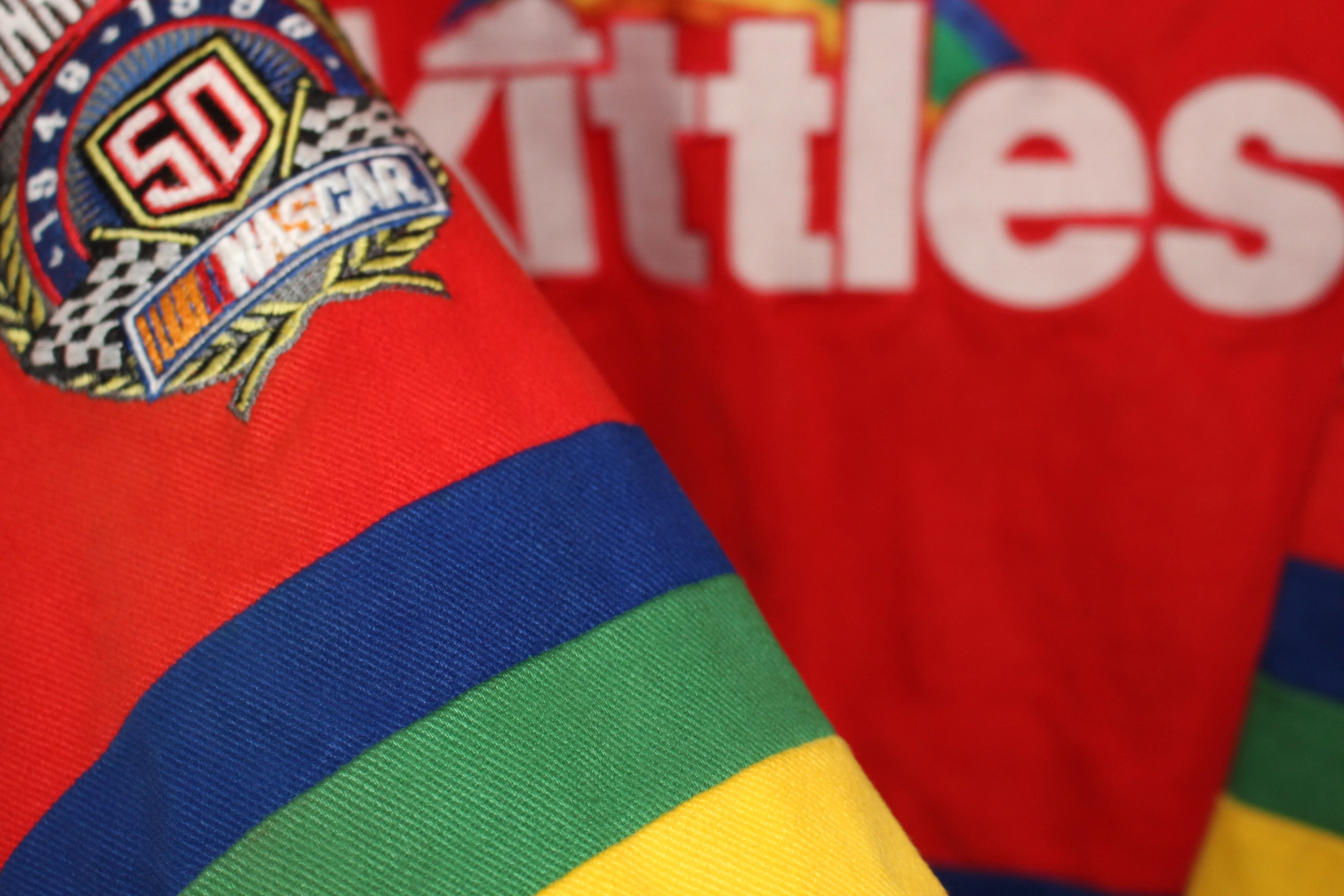 Rare Skittles Racing NASCAR Jeff Hamilton Jacket (L)
