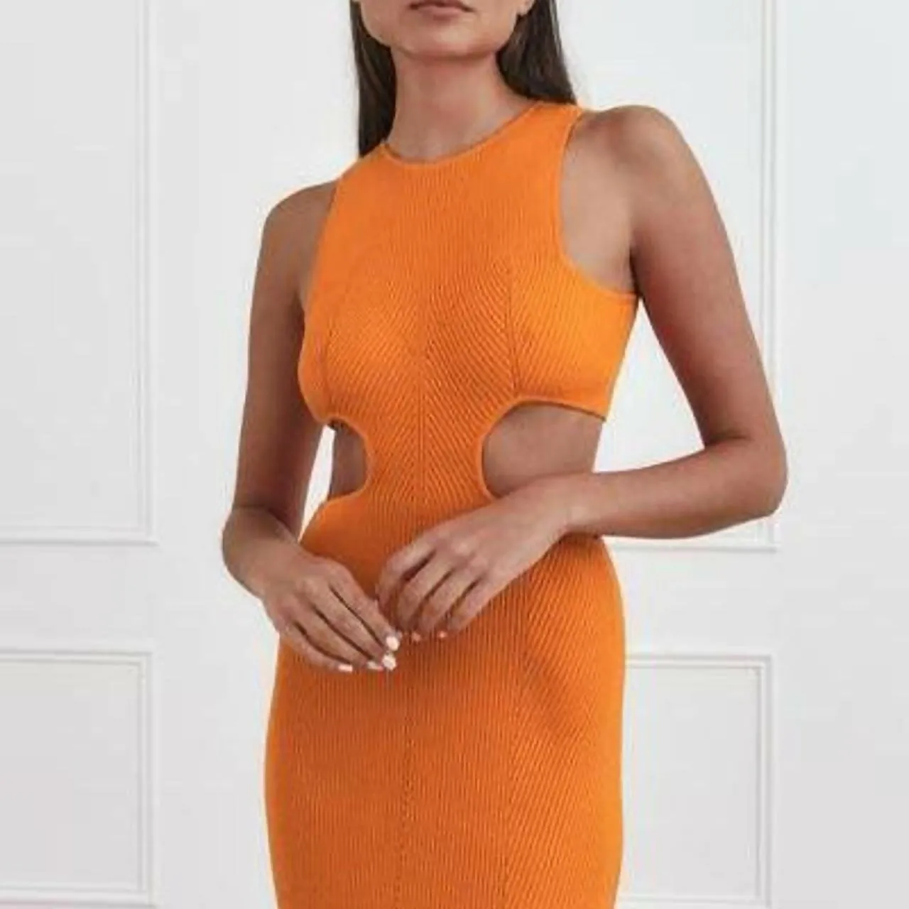 San Sloane Talia Dress Orange