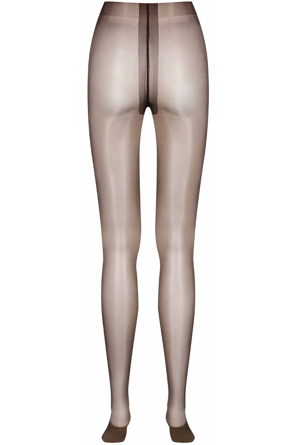 Satin Tights Brown 10 Denier