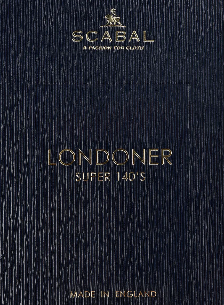 Scabal Londoner Floras Stripe Blue Wool Jacket