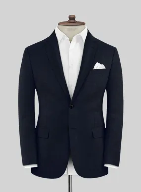 Scabal Sapphire Navy Blue Wool Jacket