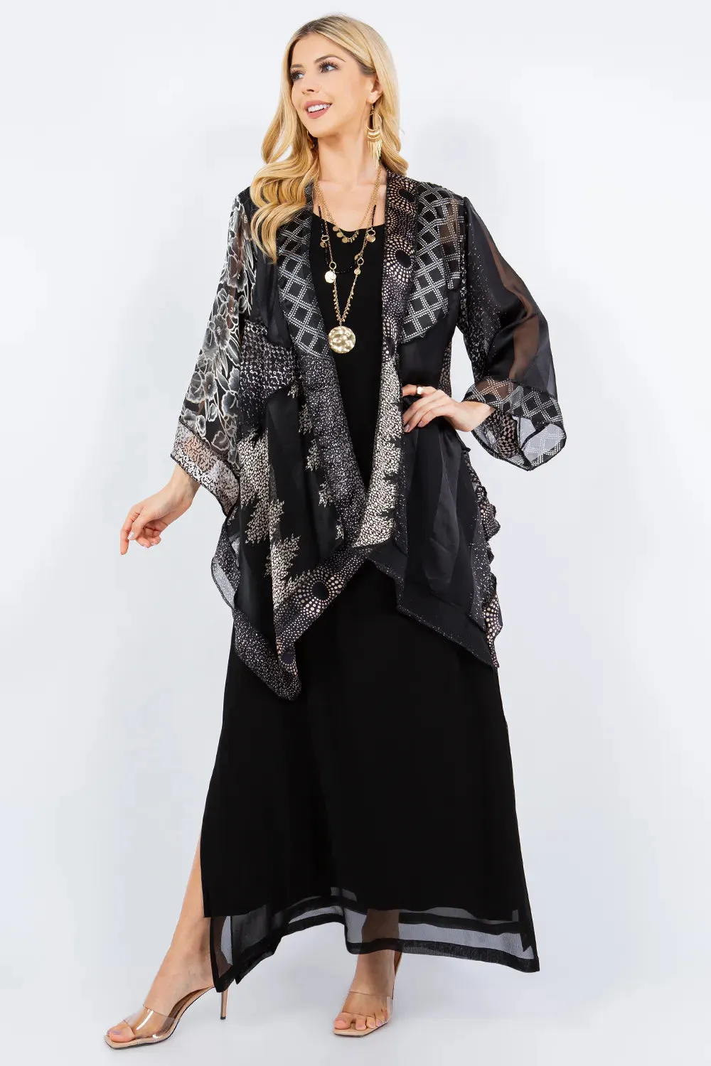 Sterling Style Short Butterfly Jacket - 5906SBJ BLK/MUSLIN