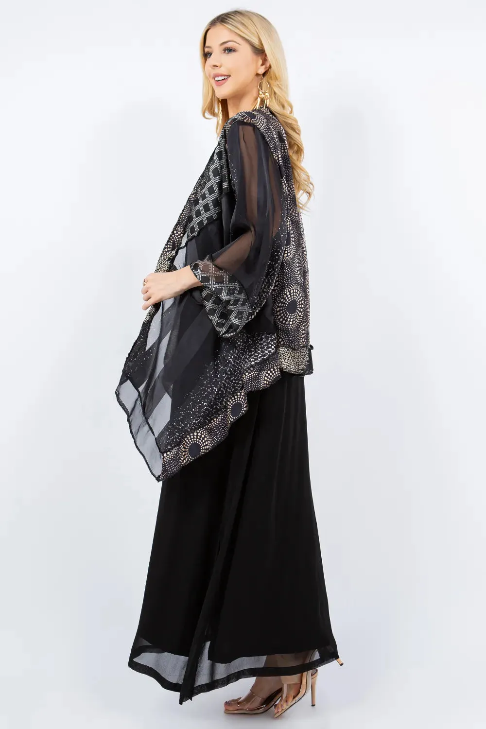 Sterling Style Short Butterfly Jacket - 5906SBJ BLK/MUSLIN