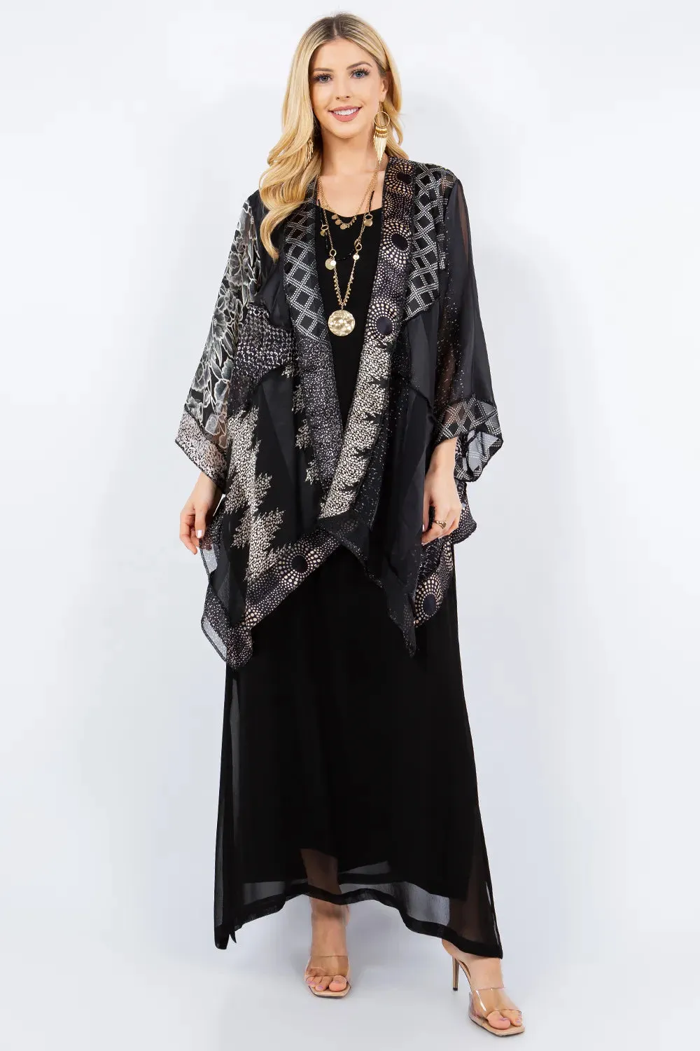 Sterling Style Short Butterfly Jacket - 5906SBJ BLK/MUSLIN