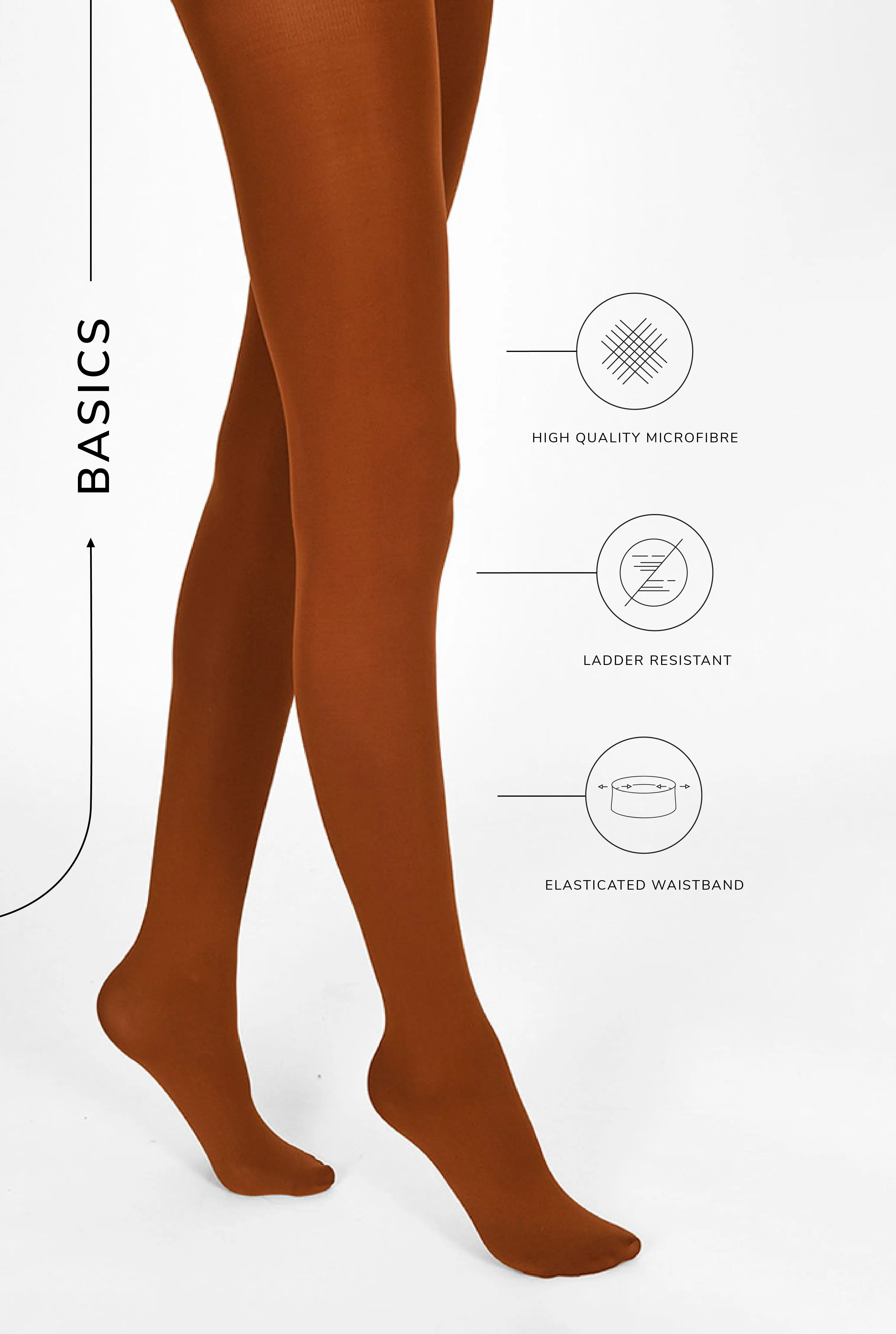 Tights - Cinnamon