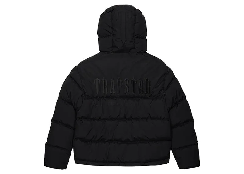 Trapstar Decoded 2.0 Hooded Puffer Jacket Blackout Edition