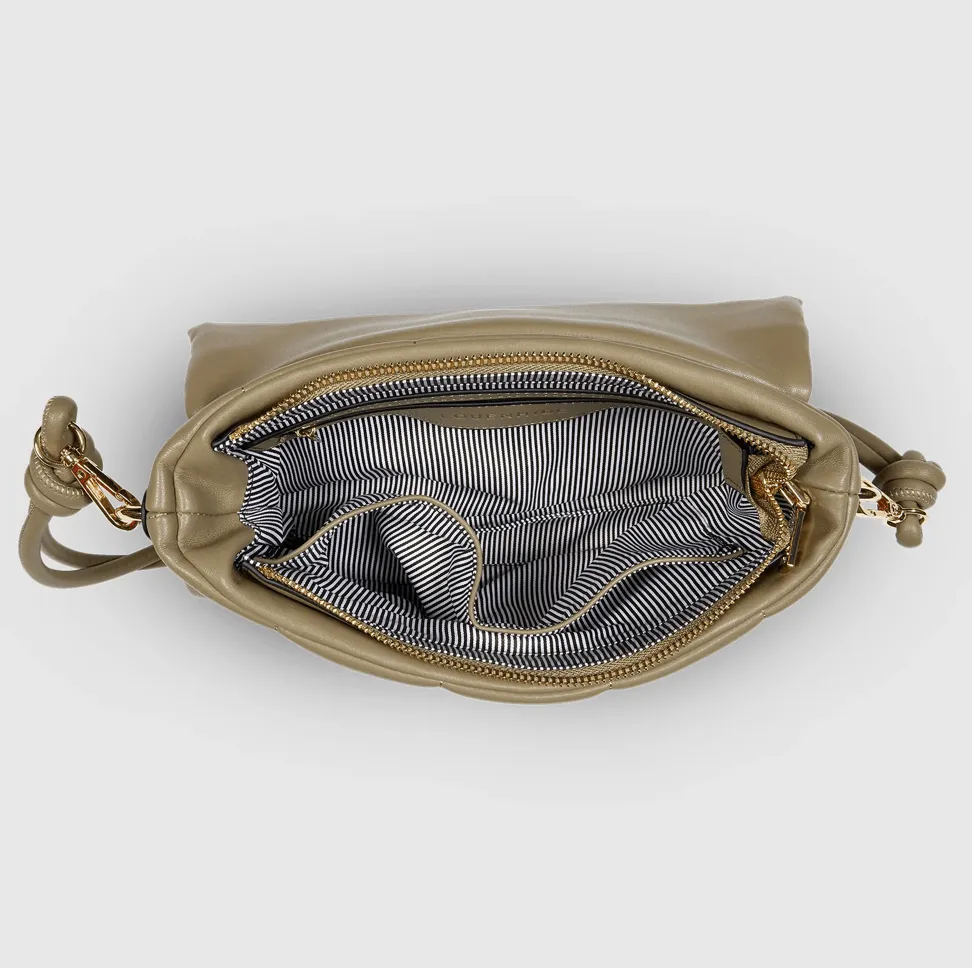 Utah Puffer Shoulder Bag | Khaki