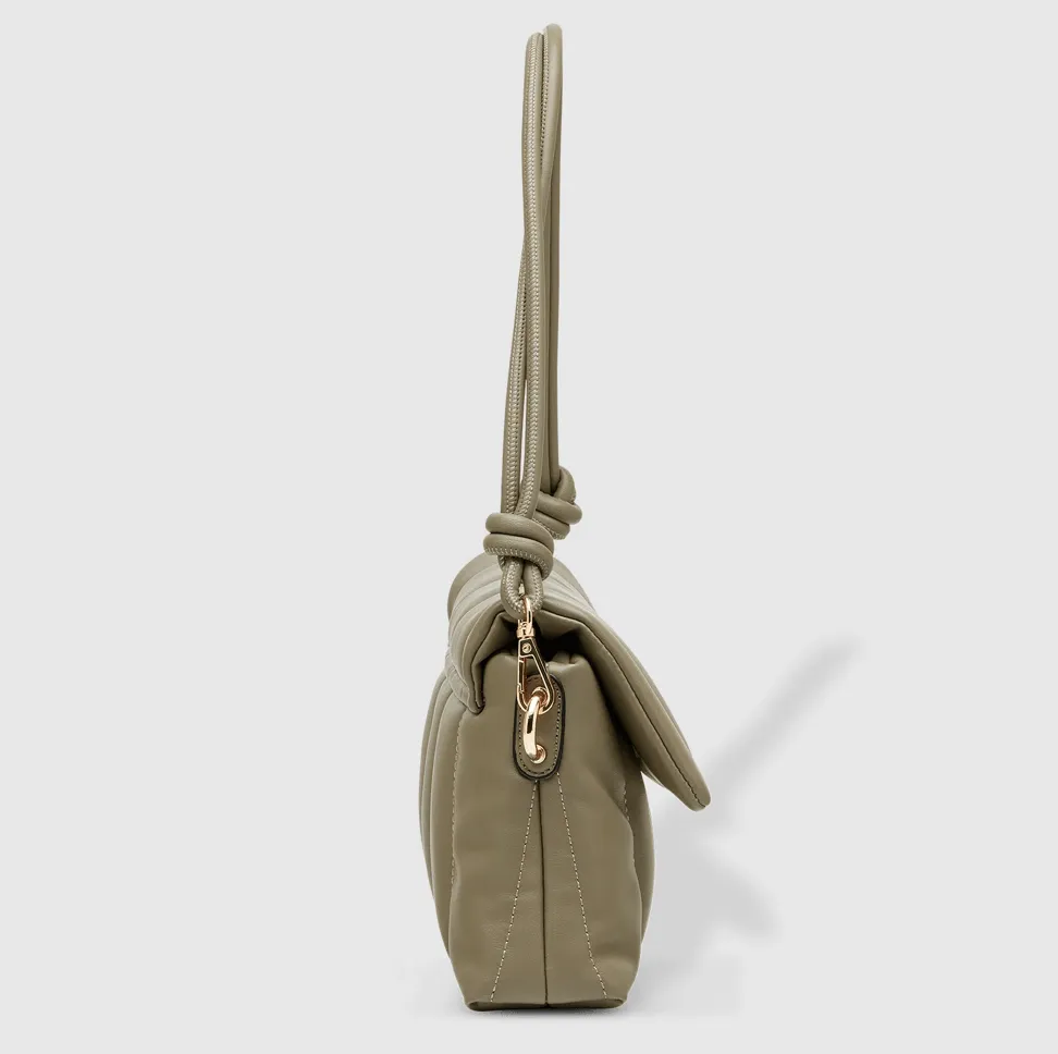 Utah Puffer Shoulder Bag | Khaki