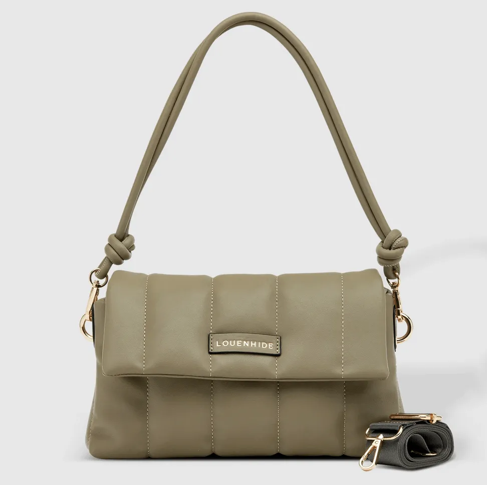 Utah Puffer Shoulder Bag | Khaki
