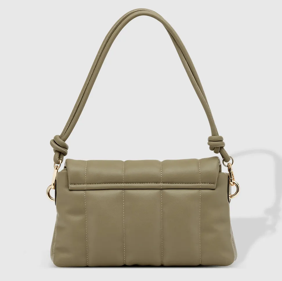 Utah Puffer Shoulder Bag | Khaki