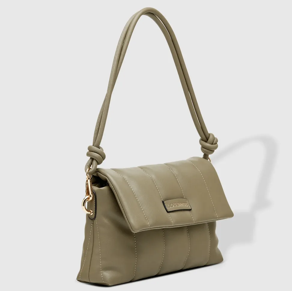 Utah Puffer Shoulder Bag | Khaki